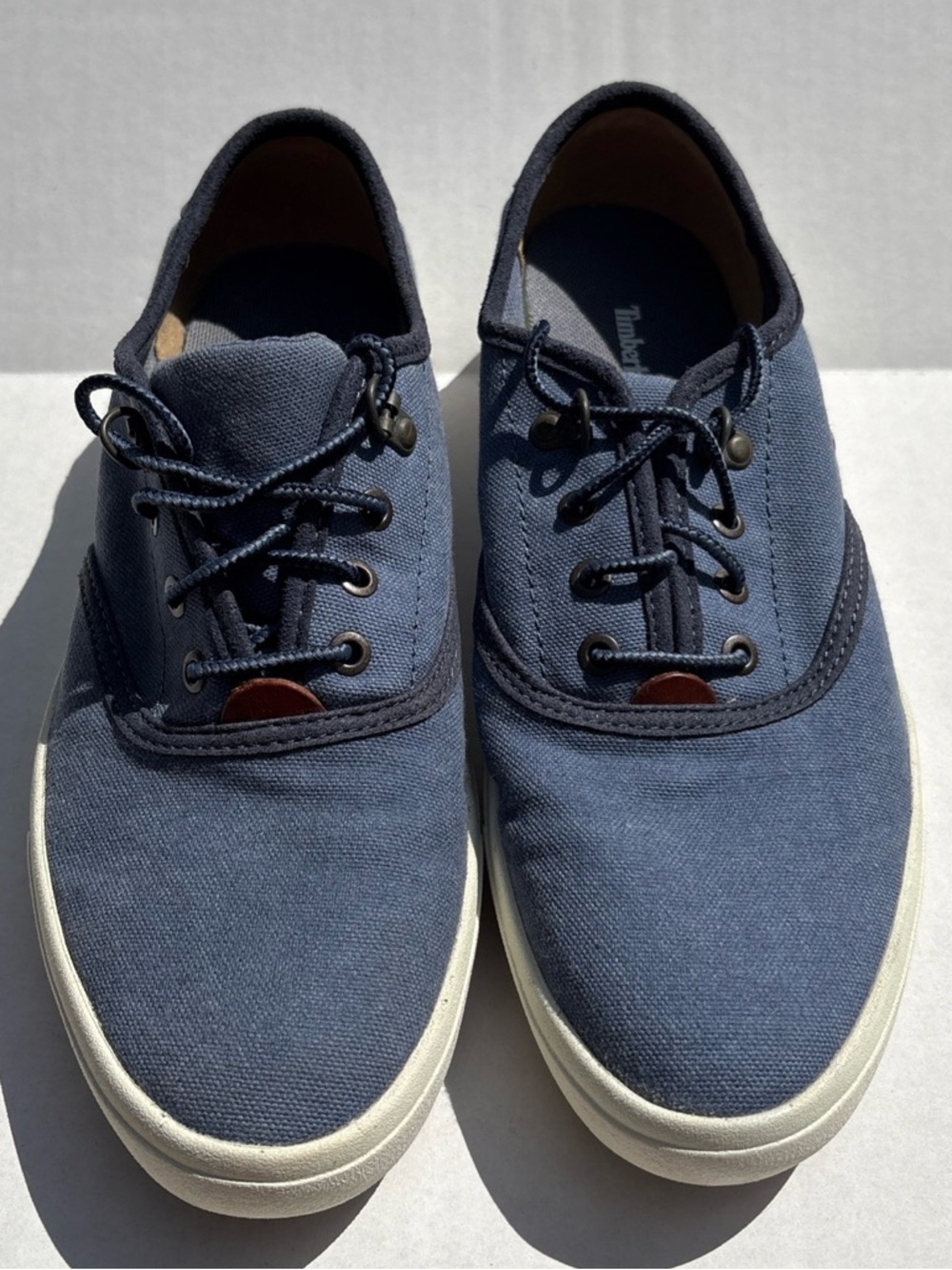 TIMBERLAND WOMEN AMHERST OXFORD CANVAS CASUAL SNEAKERS - Picture 2 of 13